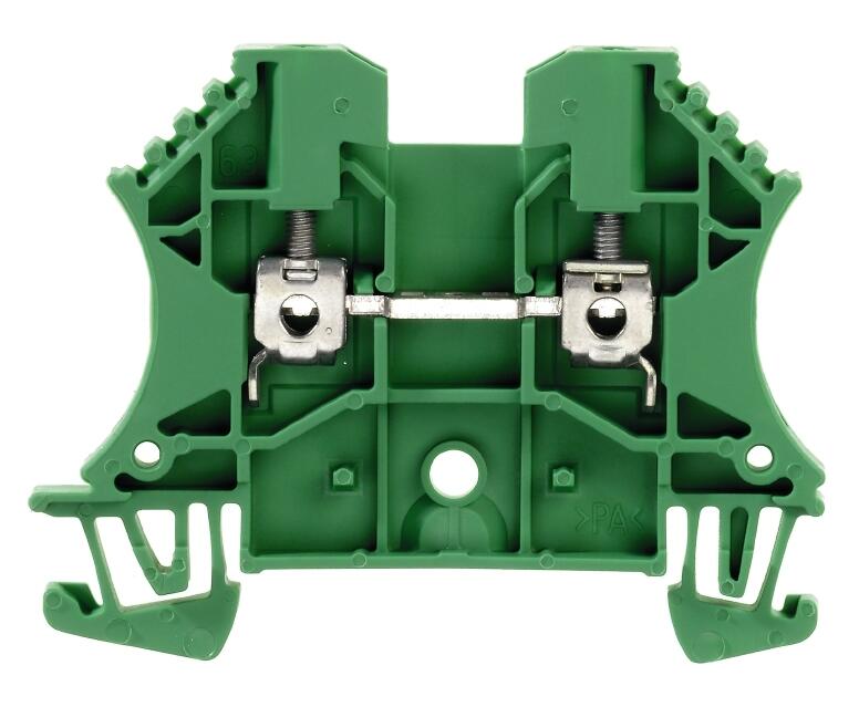 Weidmüller WDU 2.5 GN 1020090000 Feed-through terminal, Screw connection, 2.5 mm², 800 V, 24 A, Green