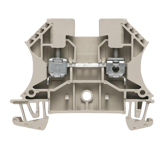 Weidmüller W-Series WDU 4 1020100000 Feed-through terminal, Screw connection, 4 mm², 800 V, 32 A, Dark Beige