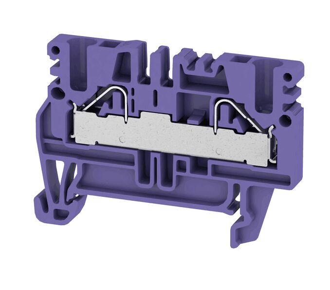 Weidmuller PDU 2.5/4 VI 1019890000 Feed-through terminal PUSH IN  4 mm²  800 V  32 A  Violet