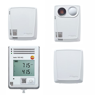 Testo 160 IAQ WiFi Data logger and monitoring CO,CO₂,light and sound Temperature Humidity Pressure HVACR Industry